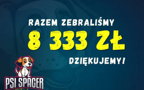 Psi spacer w Dobrzycy - wspólnie dla Szymona