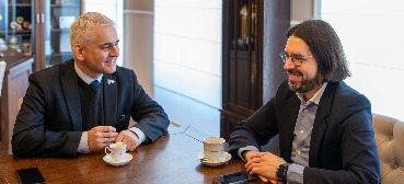 Starosta spotkał się z wyróżnionym na...