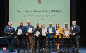 Sportowa gala wręczenia nagród Starosty Pilskiego