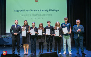 Sportowa gala wręczenia nagród Starosty Pilskiego