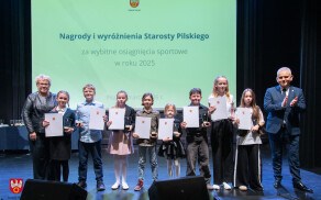 Sportowa gala wręczenia nagród Starosty Pilskiego