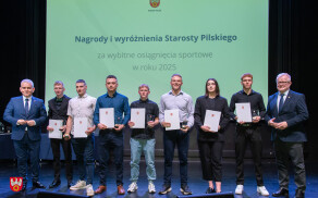 Sportowa gala wręczenia nagród Starosty Pilskiego