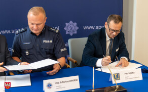 Współpraca szkoły przy Teatralnej ze Szkołą Policji