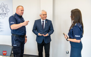 Współpraca szkoły przy Teatralnej ze Szkołą Policji
