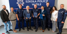 Współpraca szkoły przy Teatralnej ze Szkołą Policji