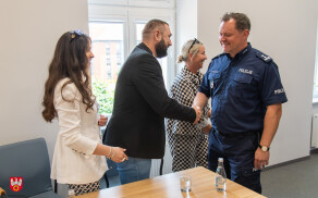 Współpraca szkoły przy Teatralnej ze Szkołą Policji