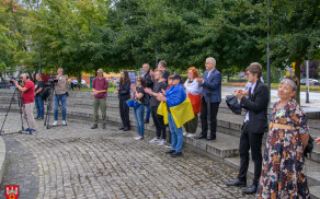 „Solidarni z Ukrainą”. Pikieta przeciwko ksenofobii