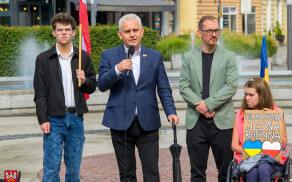 „Solidarni z Ukrainą”. Pikieta przeciwko ksenofobii