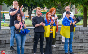 „Solidarni z Ukrainą”. Pikieta przeciwko ksenofobii
