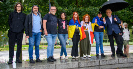 „Solidarni z Ukrainą”. Pikieta przeciwko ksenofobii