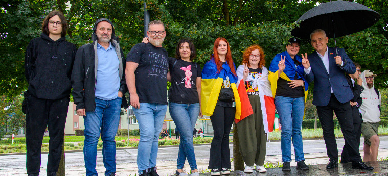 „Solidarni z Ukrainą”. Pikieta przeci...
