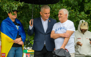 „Solidarni z Ukrainą”. Pikieta przeciwko ksenofobii