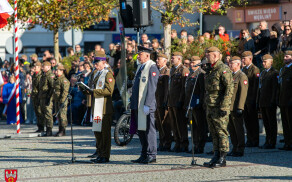 Przysięga wojskowa nowych żołnierzy 12 WBOT