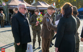 Przysięga wojskowa nowych żołnierzy 12 WBOT