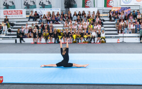 Warsztaty cheerleadingu sportowego w hali przy Pola