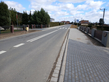 Nowy chodnik w Osieku nad Notecią