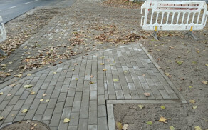 Na ukończeniu budowa chodnika w Osieku nad Notcią