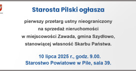 Przetarg na sprzedaż nieruchomości w Zawadzie