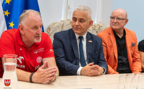 Mistrzowie Europy z wizytą u Starosty Pilskiego
