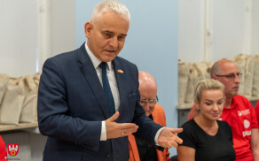 Mistrzowie Europy z wizytą u Starosty Pilskiego