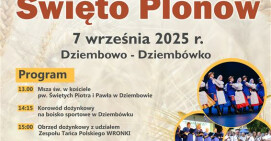 Powiatowo-Gminne Święto Plonów odbędzie się w gminie Kaczory