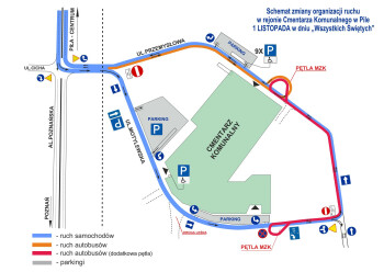 Jak dojechać na pilski cmentarz 1 listopada?
