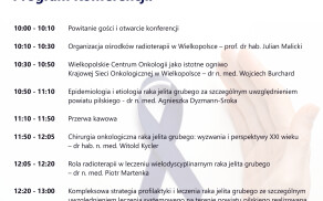 Zapraszamy na Konferencję nt. raka jelita grubego