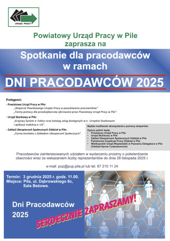 PUP w Pile zaprasza na Dni Pracodawców