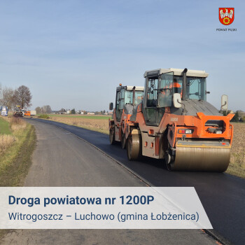 Rozpoczęła się modernizacja drogi Witrogoszcz – Luchowo
