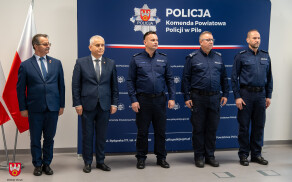 Nagrody Starosty Pilskiego dla funkcjonariuszy prewencji