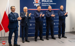 Nagrody Starosty Pilskiego dla funkcjonariuszy prewencji