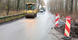 Trwają prace drogowe na odcinku Liszkowo – Glesno