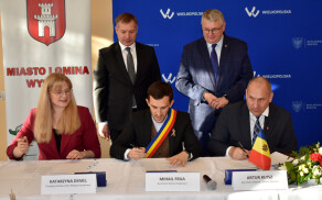 Delegacja z Mołdawii z wizytą w powiecie pilskim