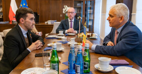 Delegacja z Mołdawii z wizytą w powie...