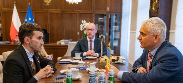 Delegacja z Mołdawii z wizytą w powie...