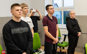 Wirtualna ekopracownia z okularami VR w MOW w Łobżenicy