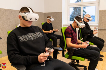 Wirtualna ekopracownia z okularami VR w MOW w Łobżenicy