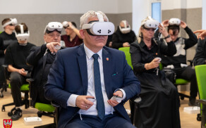 Wirtualna ekopracownia z okularami VR w MOW w Łobżenicy