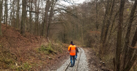 Zakończono modernizację części torowiska kolejki wąskotorowej