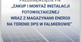 DPS w Falmierowie łapie słońce