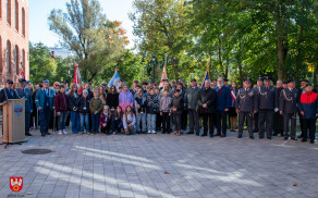 Odsłonięcie tablicy pamiątkowej