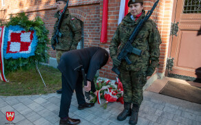 Odsłonięcie tablicy pamiątkowej