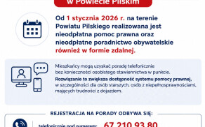 Harmonogram  i Lista jednostek nieodpłatnego poradnictwa prawnego