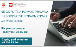 Harmonogram  i Lista jednostek nieodpłatnego poradnictwa  na terenie Powiatu Pilskiego