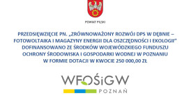 Zrównoważony Rozwój DPS w Dębnie – Fotowoltaika i magazyny energii dla Oszczędności i Ekologii