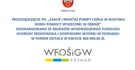 Zakup i montaż pompy ciepła w budynku Domu Pomocy Społecznej w Dębnie