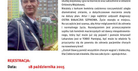 Szukamy dawcy szpiku dla Artura Piłata