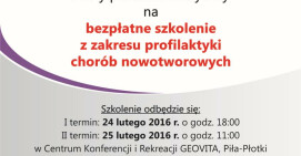 Bezpłatne szkolenie dla lekarzy i pielęgniarek - zapraszamy