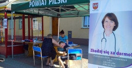 Mieszkańcy zgłaszają się na badania