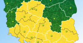 Ostrzeżenie przed burzami z silnymi opadami deszczu i wiatrem